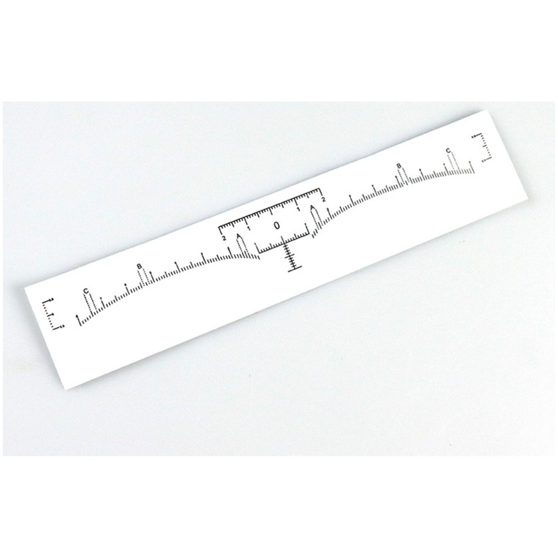 Thước Kẻ Mày 18x2 2cm 7 09x0 87in Trong Suốt Tự Dính Tiện Dụng
