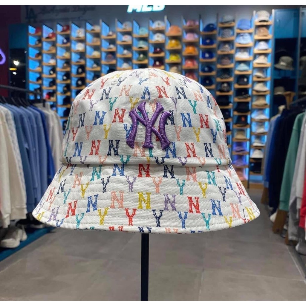 Nón Vành MLB Thời Trang Hàn Quốc Monogram Bucket HAT Đủ Màu N06