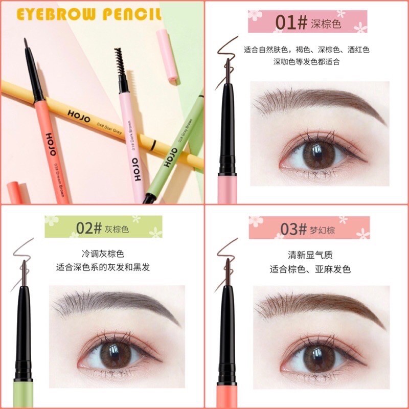 Chì mày HOJO 2 đầu sắc màu No.8096 | BigBuy360 - bigbuy360.vn