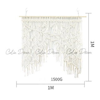 Rèm treo cửa trang trí macrame
