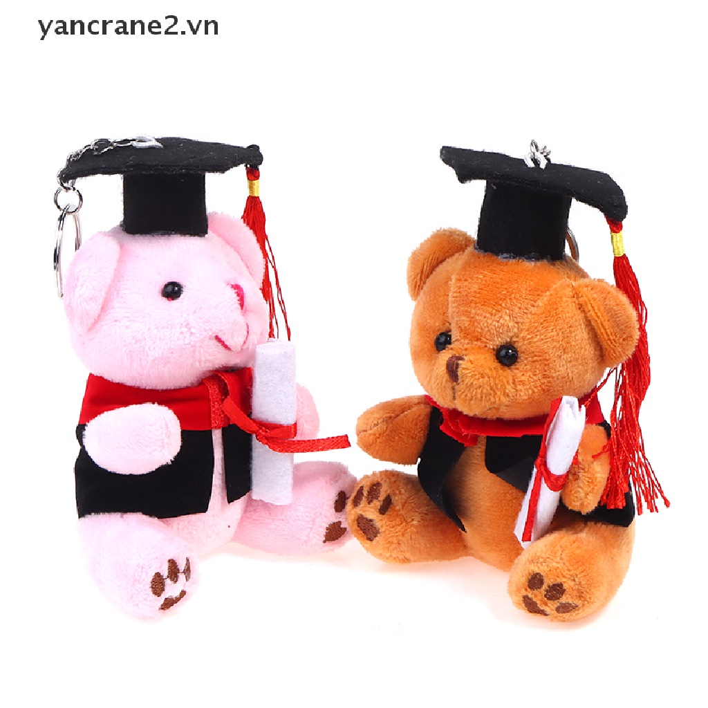 Móc Khóa Hình Gấu Bông Mini 10cm Dễ Thương {yancrane2.vn}