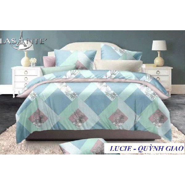 Mát lạnh 20 bộ chăn ga Tencel Modal 5 món ga chun chần bông Lasante Pháp