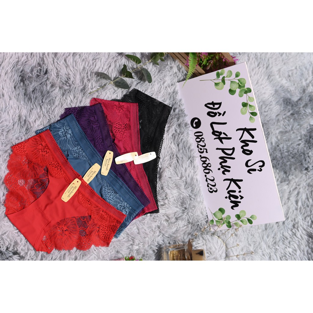 Quần Lót Su, Quần Su Nữ Phối Ren KHÁNG KHUẨN Cực Quyến Rũ | BigBuy360 - bigbuy360.vn