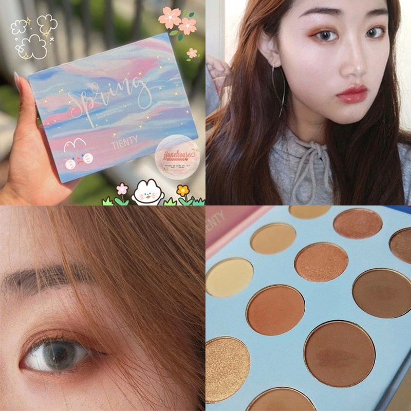 BẢNG PHẤN MẮT 12 Ô TIENTY CLOUD EYESHADOW CHÍNH HÃNG - 8878