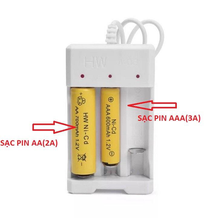 SẠC PIN BẰNG CỔNG USB - SẠC LOẠI PIN 2A - 3A - DP609