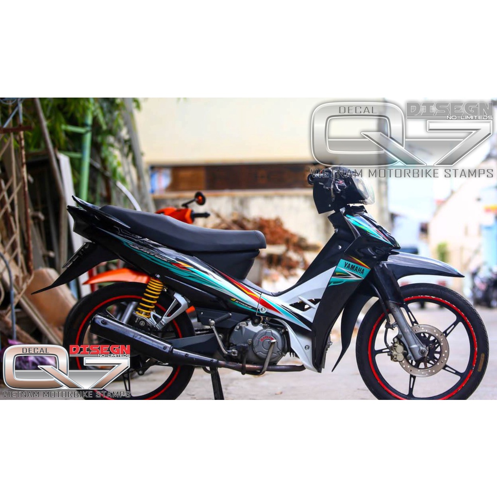 Tem Rời Sirius 110 Xanh Đen