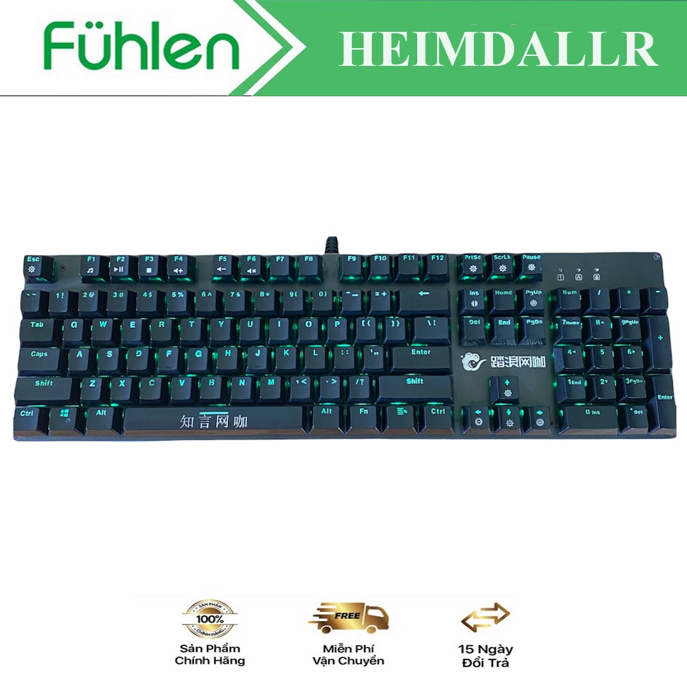 Bàn phím cơ gaming Fuhlen HEIMDALLR Blue Switch hàng nội địa Siêu Bền