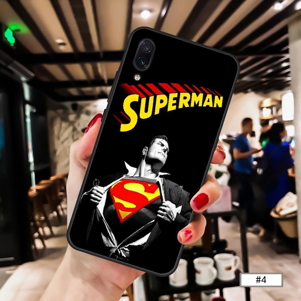 Ốp Điện Thoại Mềm Hình Batman Justice League Superman Cho Huawei Honor 10 9x / 9xpro / 9lite / 9a 8pro 6x 7x / 7s Honor V9 Plus