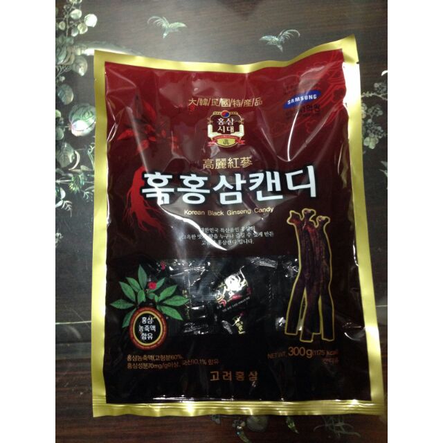 COMBO 2 KẸO HẮC SÂM HÀN QUỐC 300G