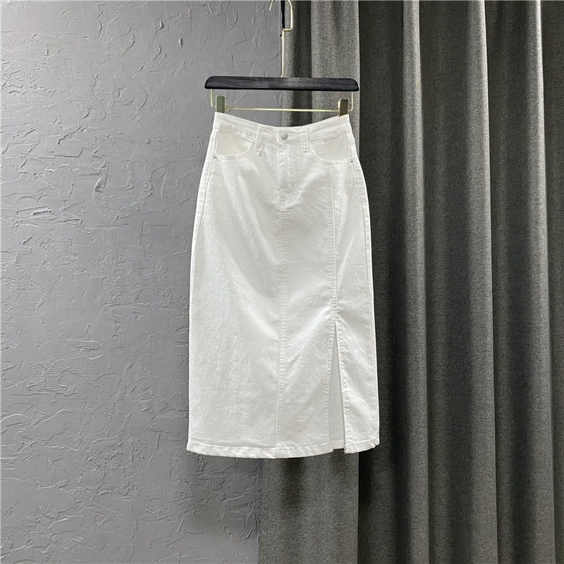 Chân váy jean Lưng Cao Thiết Kế Mới Năng Động Thời Trang