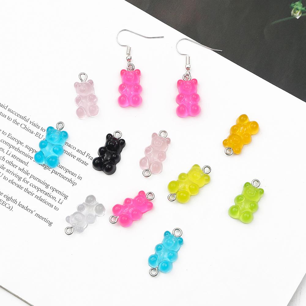 Beadia Set phụ kiện Beadia làm trang sức hình viên kẹo hình gấu bằng nhựa dễ thương