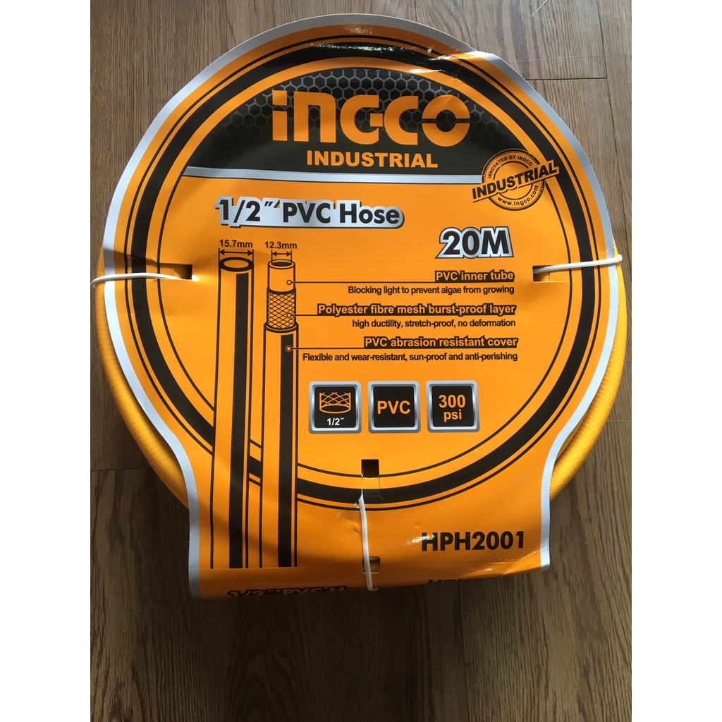 1phần2inch Ống nước PVC 20m INGCO HPH2001 - HPH2001
