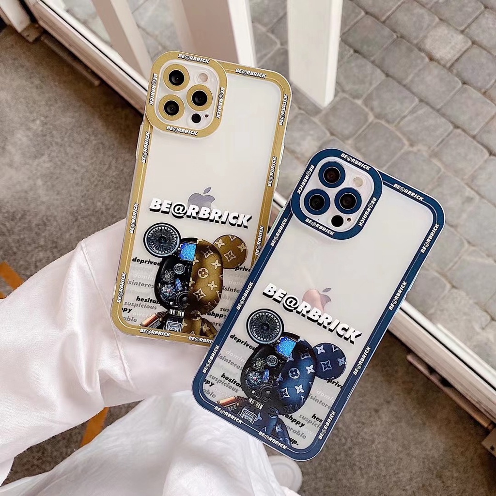 Ốp Điện Thoại In Hình Gấu Đôi Mắt Thiên Thần Cho Iphone 12promax 11 11pro Max Xr Xsmax Ix Xs I8Plus 7plus