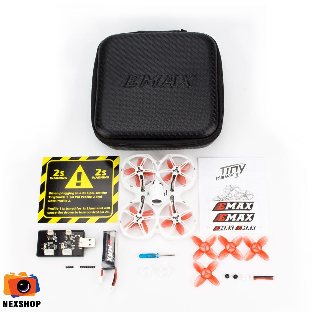 Bộ máy bay điều khiển FPV Emax Tinyhawk II Indoor Sóng ( Frsky D8 )