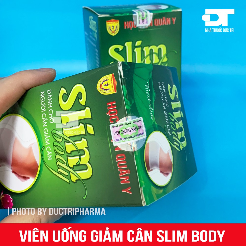 Giảm cân Slim Body New - Học Viện Quân Y (Hộp 100 viên) | BigBuy360 - bigbuy360.vn
