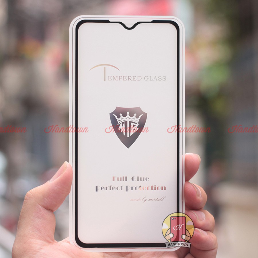 Kính Cường Lực 9H Mietubl Realme C20 C 20 Full Màn Đen Full Keo Thế Hệ Mới Chống Va Đập Trầy Xước Độ Trong Suốt Cao