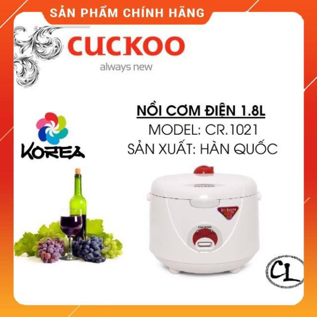 Nồi cơm điện Hàn Quốc Cuckoo CR- 1021 1.8Lít Chính Hãng