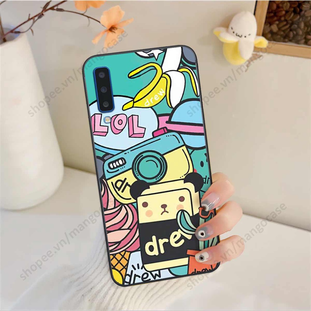 Ốp lưng điện thoại Samsung A7 2018 / A9 2018 drew, kaws, bape cao cấp, vỏ ốp rẻ đẹp