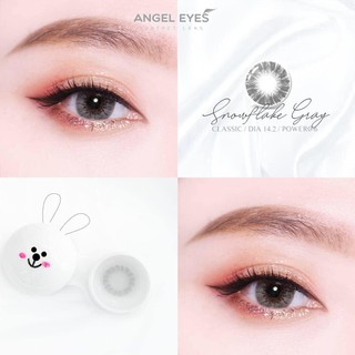 KÍNH ÁP TRÒNG MÀU XÁM - Classic 230K - SNOWFLAKE GRAY (0 - 6 Độ) - Lens Hàn Quốc Chính Hãng