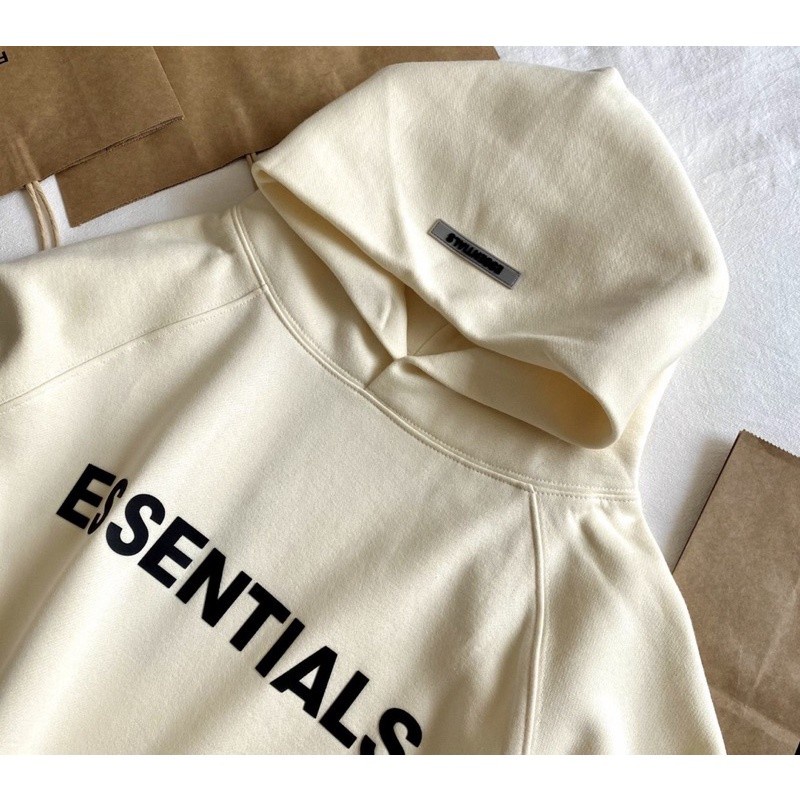 Áo nỉ hoodie Essentials In cao su nổi , áo nỉ bông unisex nam nữ phong cách Ulzzang - Gin Store