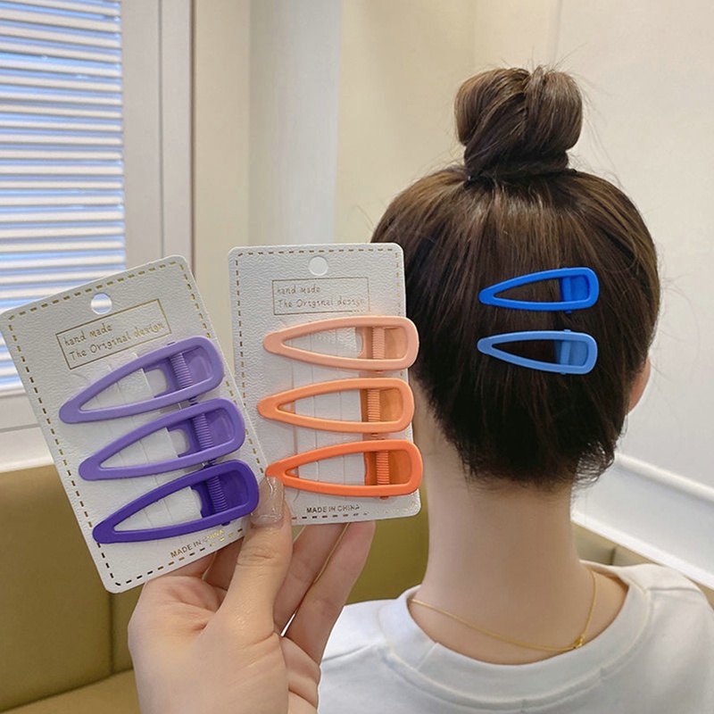 Set 3 Kẹp Tóc Nữ Hình Tam Giác Thời Trang