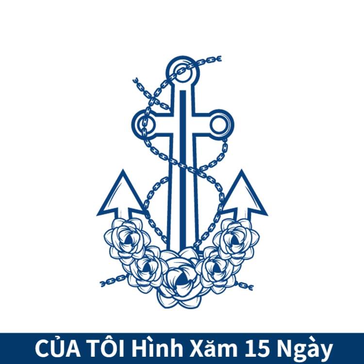 【TÔI】hình xăm 15 ngày 11*18cm hình xăm tạm thời hình xăm dán