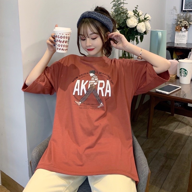 Áo phông tay lỡ form rộng, áo thun unisex nam nữ chất cotton chữ P 1993