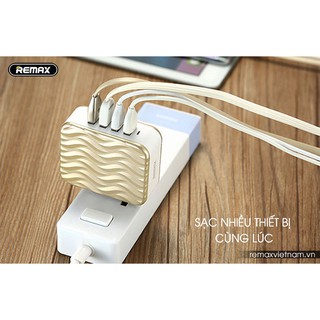 Củ sạc Remax Wave RP-U41 4 cổng USB