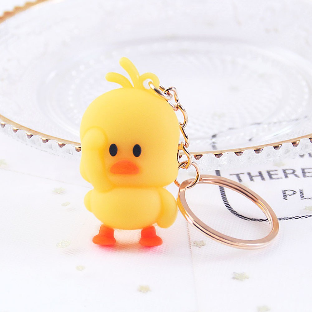 Móc khóa hình chú vịt con xinh xắn