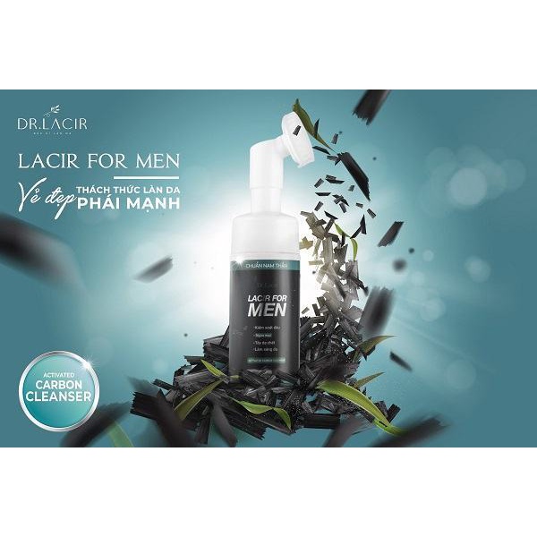 Sữa rửa mặt hari store sữa rửa mặt Lacir For Men làm sạch da giảm bóng dầu giúp da tươi sáng mềm mại ngăn ngừa mụn 150ml