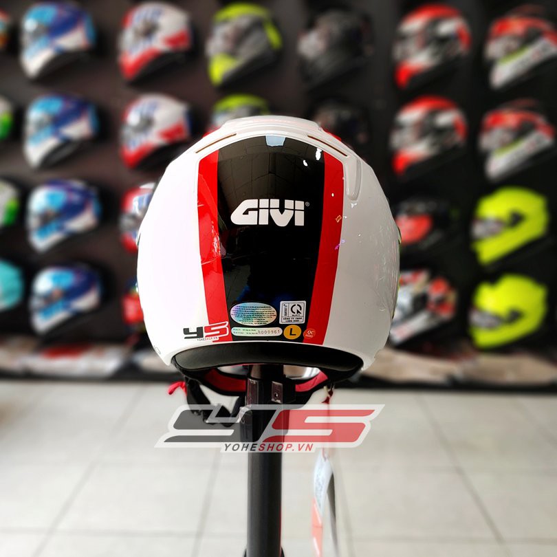 MŨ BẢO HIỂM 3/4 Givi  - OPENFACE 2 KÍNH -Givi Vista