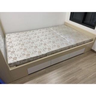 [Mã LIFEBKA5 giảm 10% tối đa 1 Triệu đơn 500k] Đệm bông ép Hàn Quốc đệm gấp 3 mảnh tiện dụng