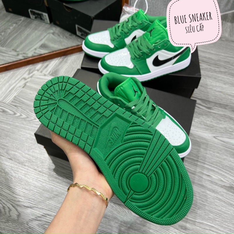 Giày jordan 1 xanh lá cổ thấp, Giày thể thao jordan xanh lá. giày JD xanh lá cổ thấp size 36-43
