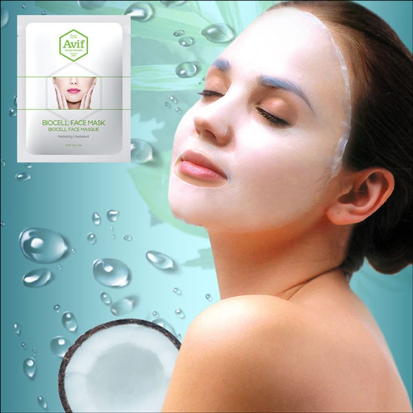 Mặt Nạ Nước Dừa Tươi Vượt Trội BIOCELL HYDRATING FACE MASK