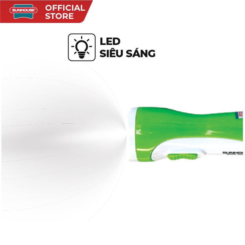 Đèn pin tay cầm SUNHOUSE – cỡ nhỏ SHE-4051