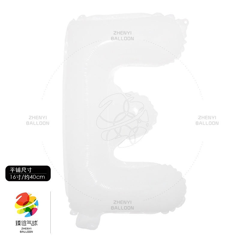 Bong Bóng Lõi Nhôm Hình Chữ Số 16 inch   Trang Trí Tiệc Sinh Nhật Bé