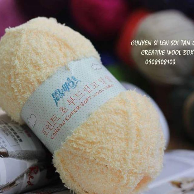 Set 3 cuộn bông xù