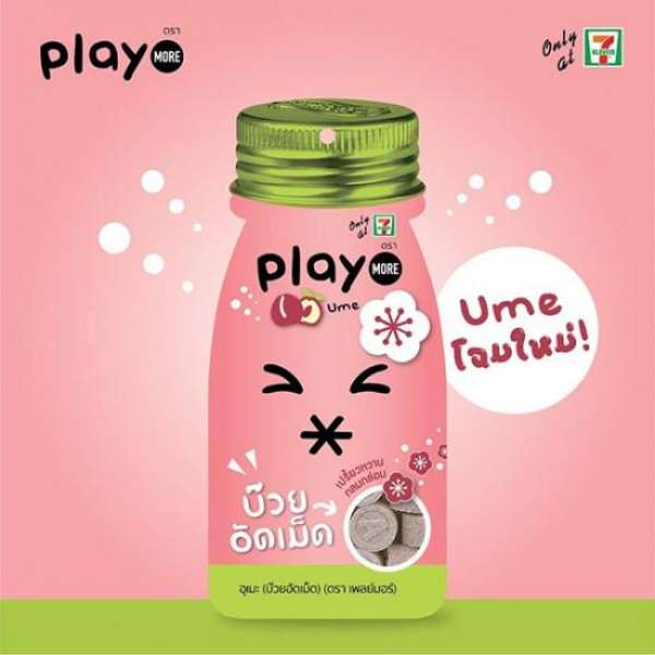 Kẹo Ngậm Play More Vị Trái Cây Gói 12g