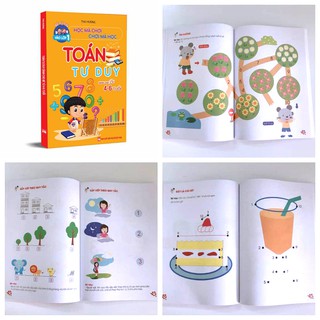 [Mã TOYNOV hoàn 20K xu đơn 50K] [TRỢ GIÁ ]Toán tư duy cho bé chuẩn bị vào lớp 1( bé học toán PB mới nhất)