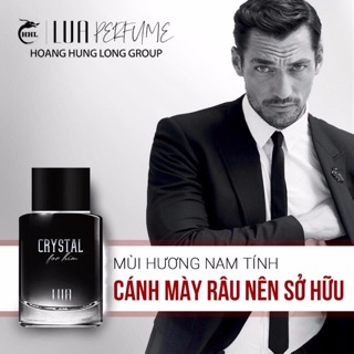 [Chính Hãng 100%] Nước Hoa Nam LUA Crystal For Him (thanh lý hàng mất hộp)