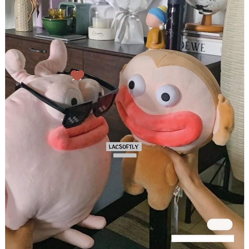 Order | Thú bông môi trề mắt trố độc đáo lạ mắt