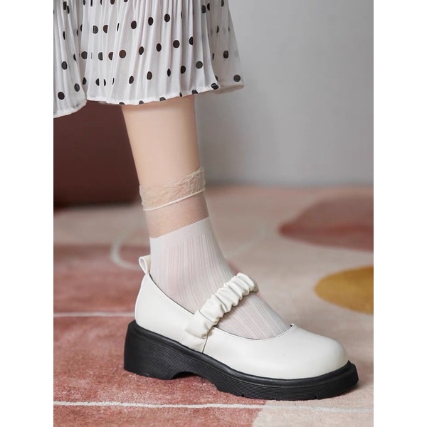 Giày búp bê đế cao new