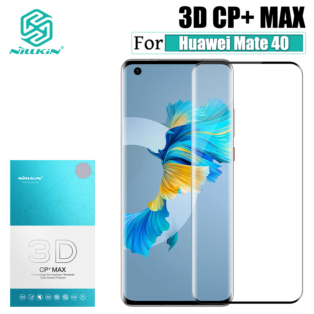 Kính Cường Lực Nillkin 3D CP+ MAX 9H Bảo Vệ Toàn Màn Hình Chống Chói Chống Nổ Dành Cho Huawei Mate 40