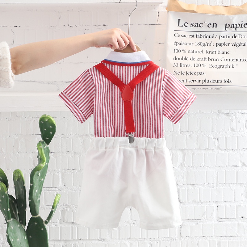 Bộ Trang Phục 2 Mảnh Gồm Áo Thun Tay Ngắn Và Quần Dễ Thương Dành Cho Bé Trai Và Bé Gái 0-4 Tuổi