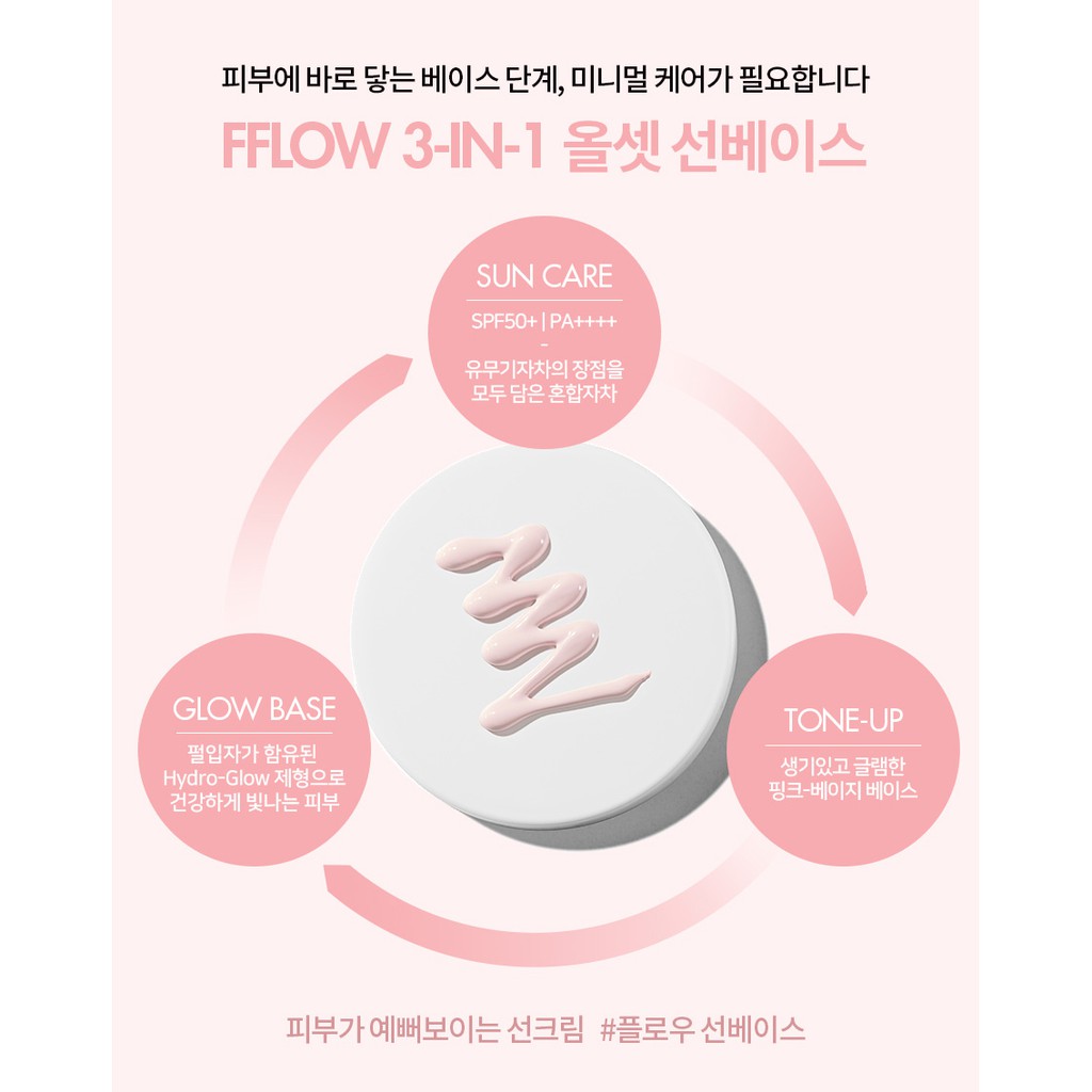 FFLOW Sun Glow Tone Up Base SPF50+/PA++++ 15ml | BigBuy360 - bigbuy360.vn