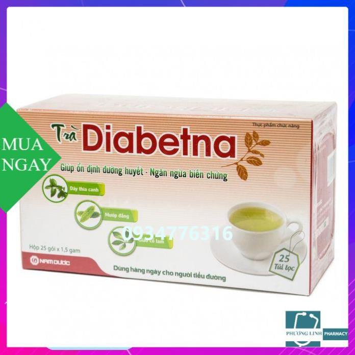 Trà Diabetna - Hỗ trợ bệnh tiểu đường , kiểm soát đường huyết 25 gói