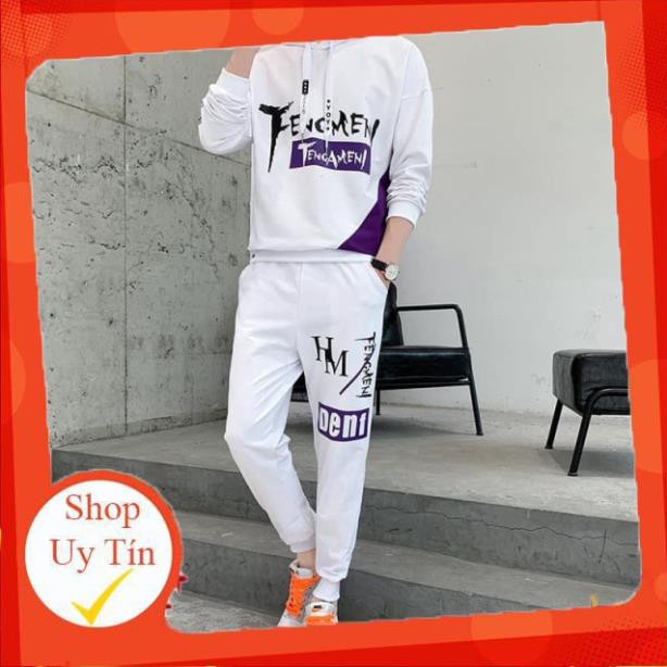 Xả. Bộ Quần Áo Nam Hoodie, Set Thu Đông Thể Thao FENGMEN Năng Động - Chất Nỉ Cực Dày Dặn, Mềm Mịn ¹ ' :