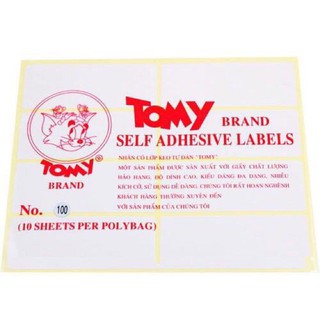 Giấy decal in mã vạch Tomy A5 ( MÃ 116, 117, 118, 119, 120, 121, 122, 123, 124 ) ✫ ✫ ✫ ♥♥