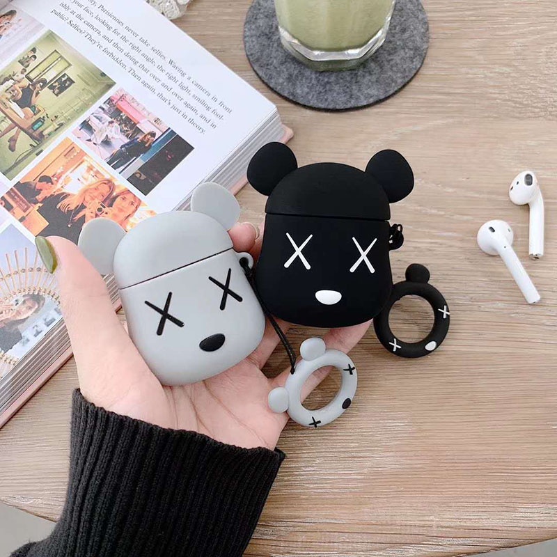 Vỏ Bảo Vệ Hộp Sạc Tai Nghe Compatible for airpods 1/2 tws bluetooth Không Dây Chống Sốc