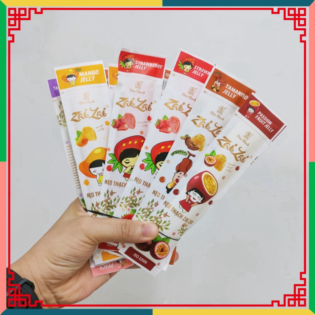 Thạch Zai Zai tiết hạnh Thanh Dài Gói 700G